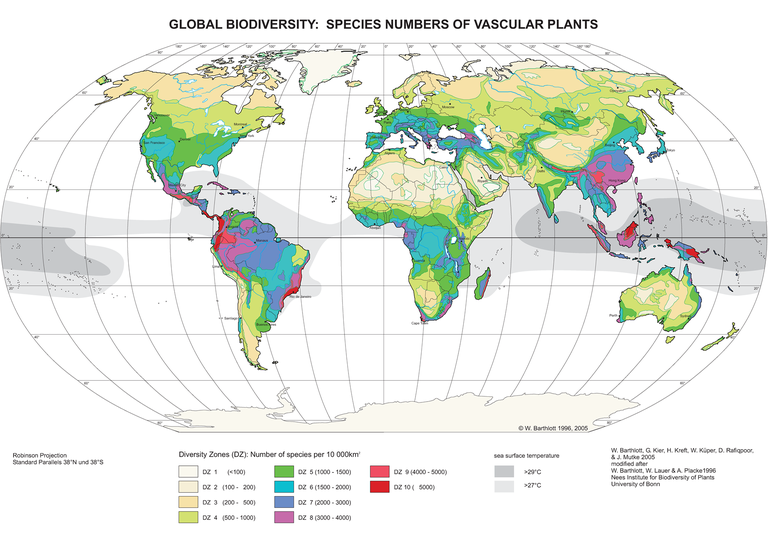 Plantdiversitymap_Barthlott_etal (2005)