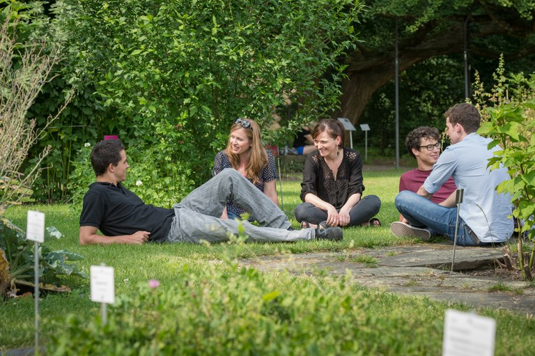 Studierende im BotGart