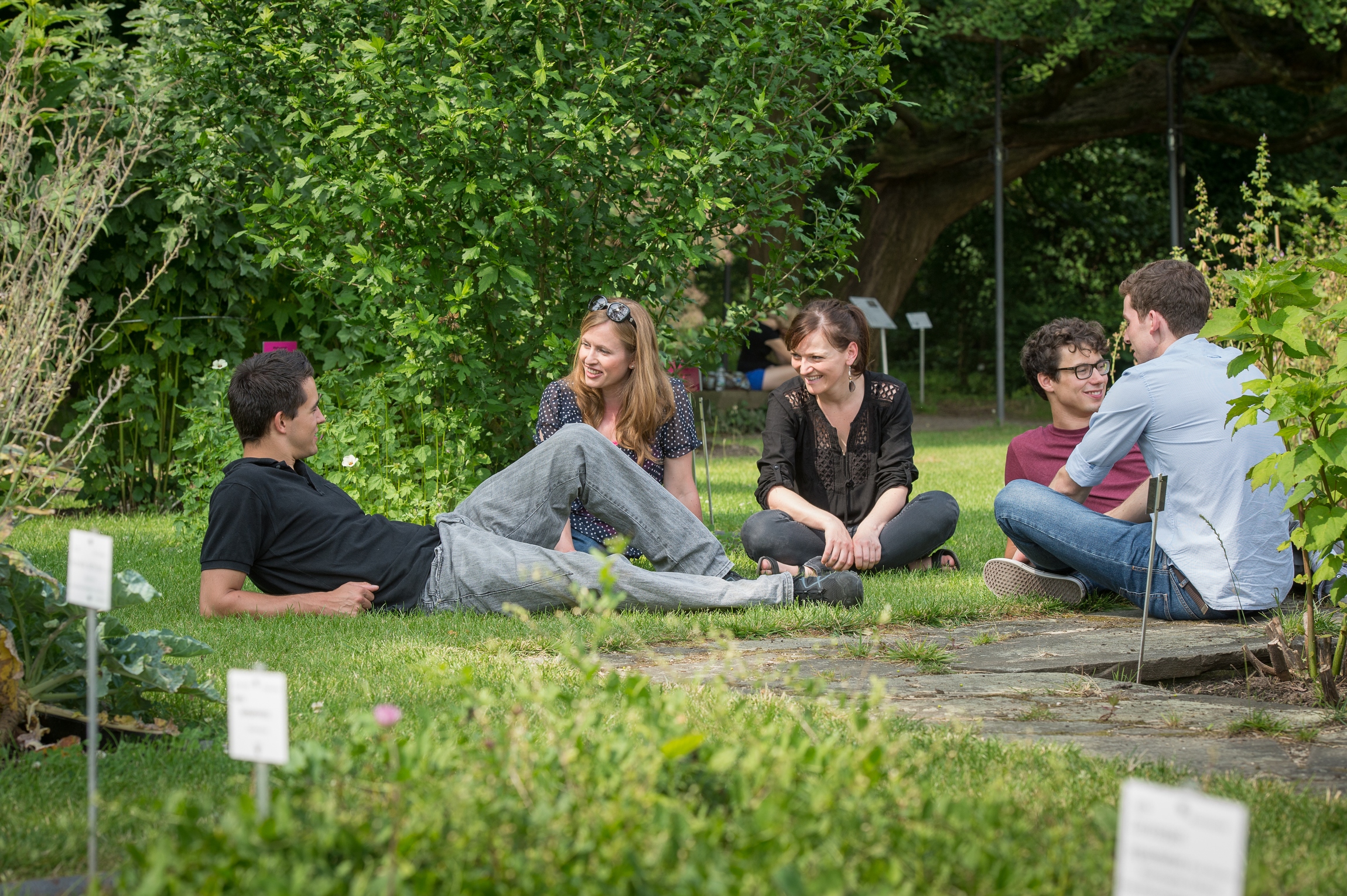 Studierende im BotGart