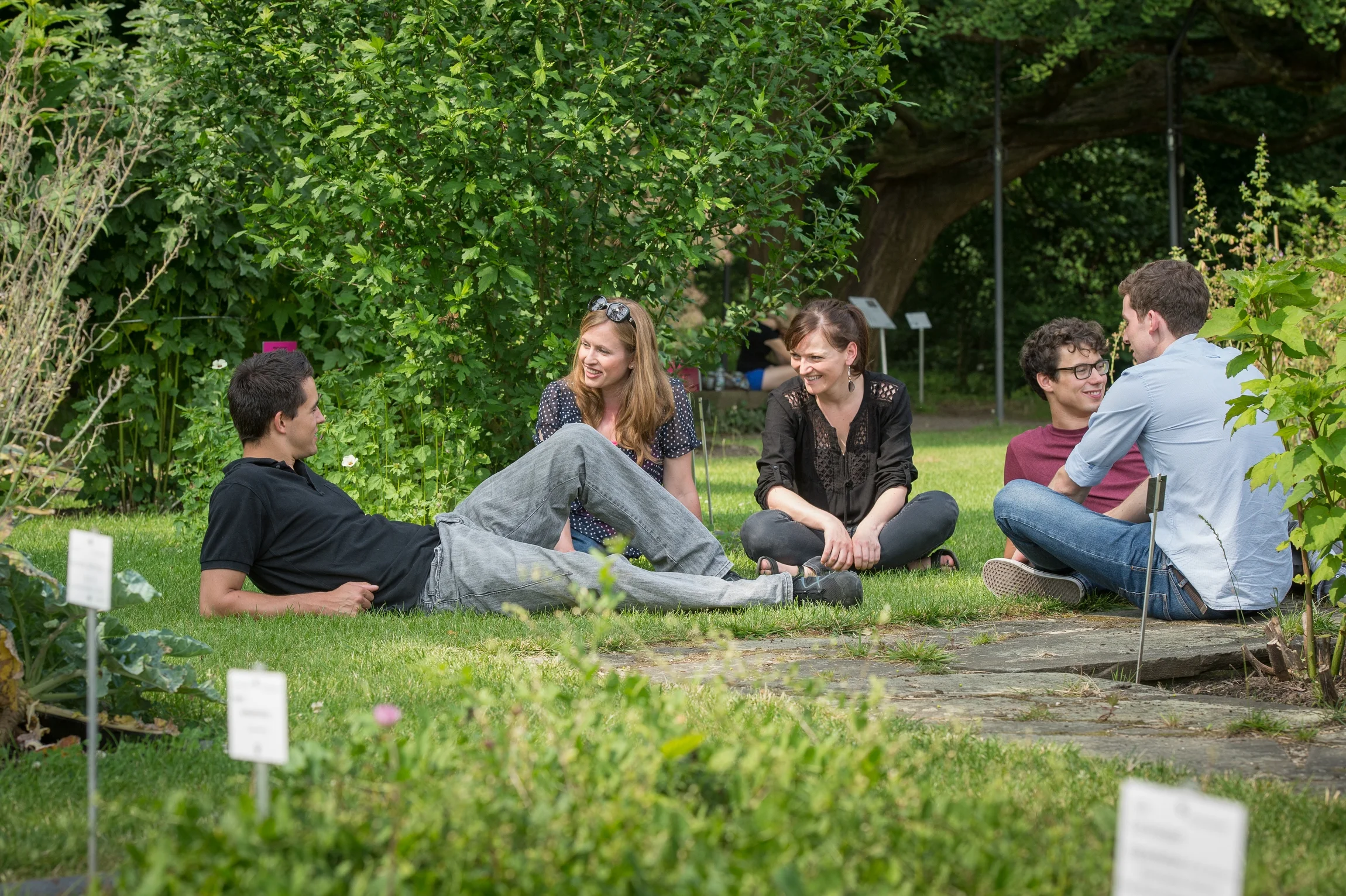 Studierende im BotGart