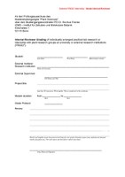 Grading by Internal Reviewer