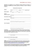 External Internship Registration