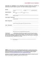 Internal Internship Registration
